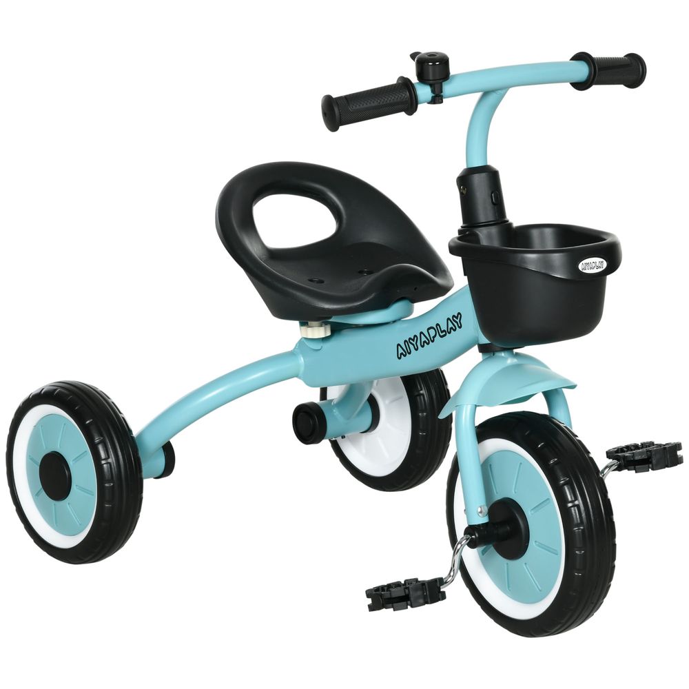 Tricycle with Adjustable Seat Basket 2 5 Years Old Blue Little Angels Children Boutique