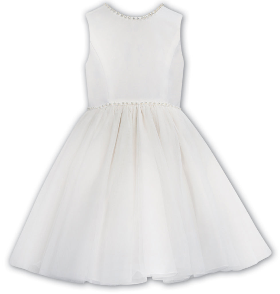 Sarah Louise Occasion Dress IVORY ref 070139