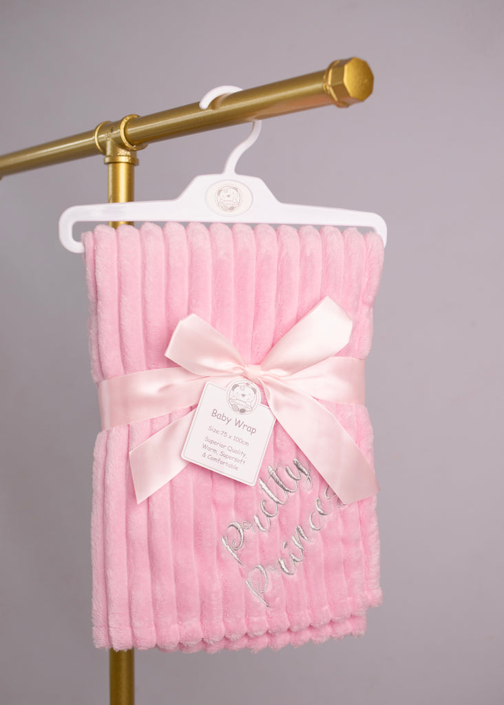 Pink 'Pretty Princess' Fleece Blanket 1092