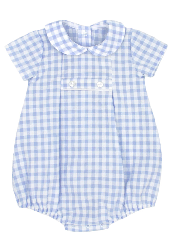 RAPIFE Blue Gingham Romper 4408