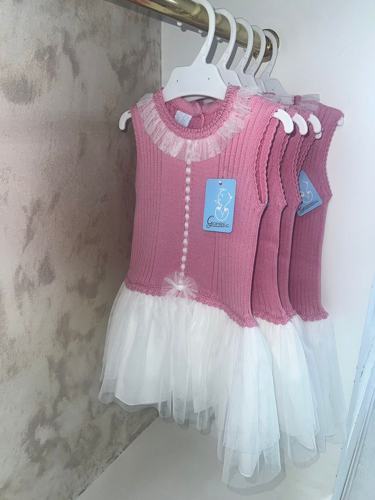 GRANLEI Pink Tulle Dress 503