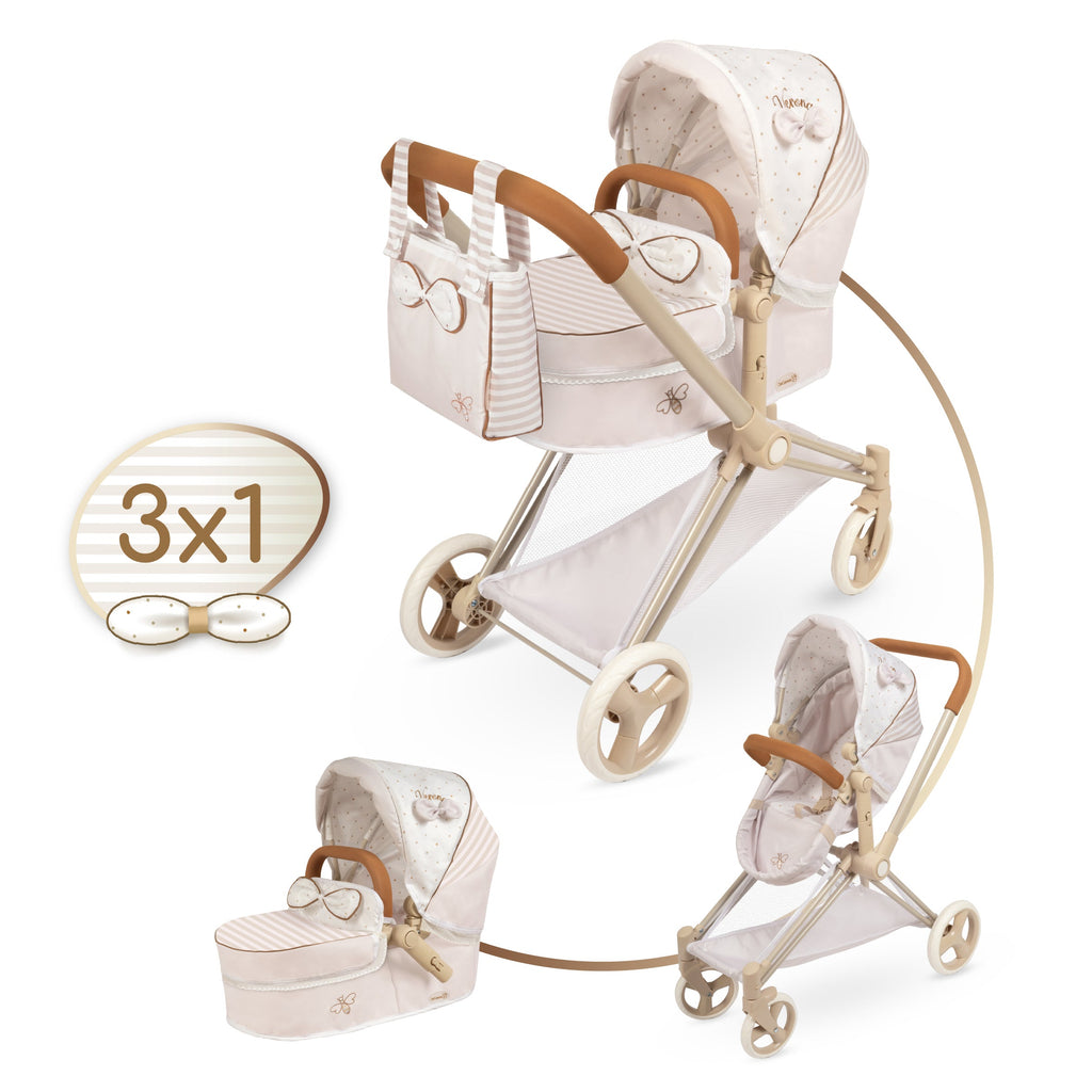 Decuevas 3in1 Doll Pram, Stroller & Cot - Verona Collection | Little ...