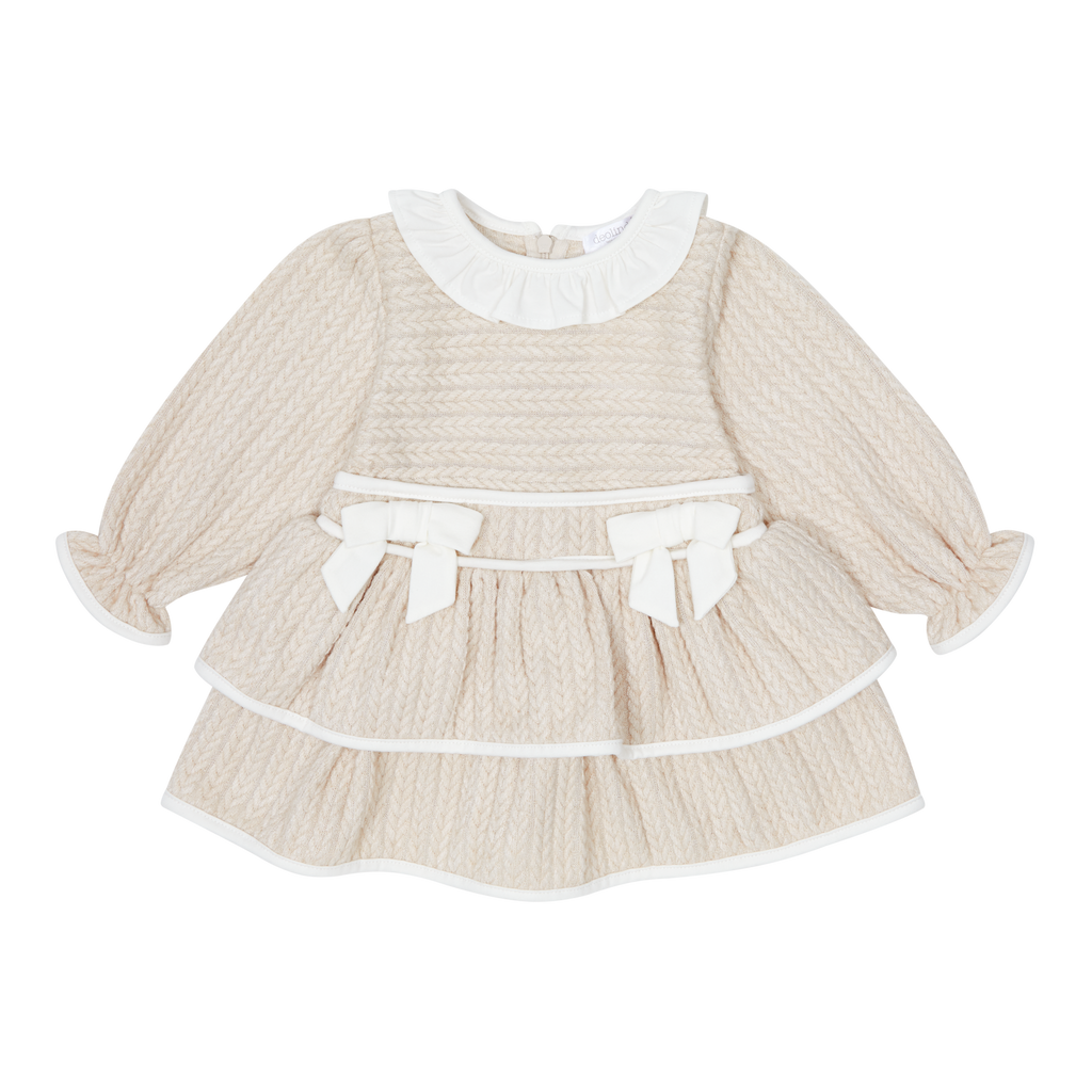 DEOLINDA Beige Knitted Dress 25401