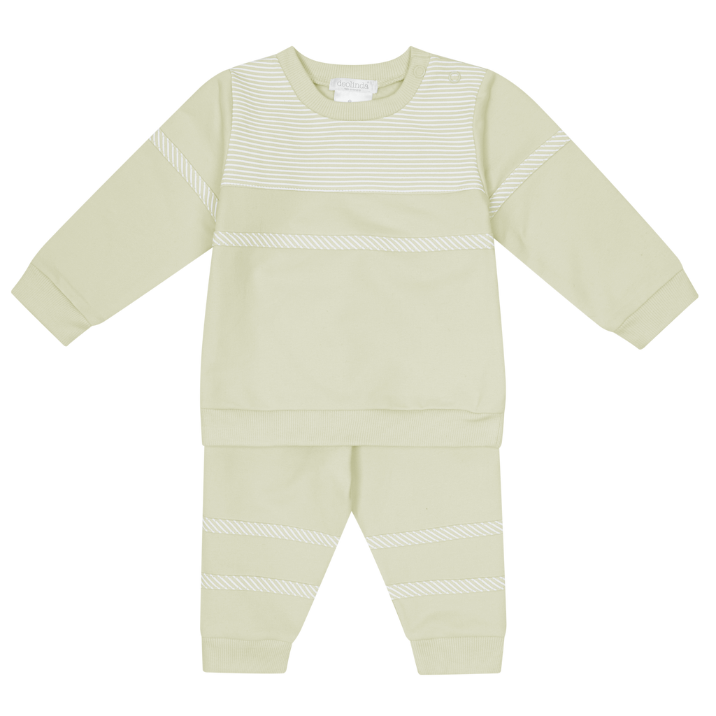 DEOLINDA Beige & White Tracksuit 25902 (Pre-Order)