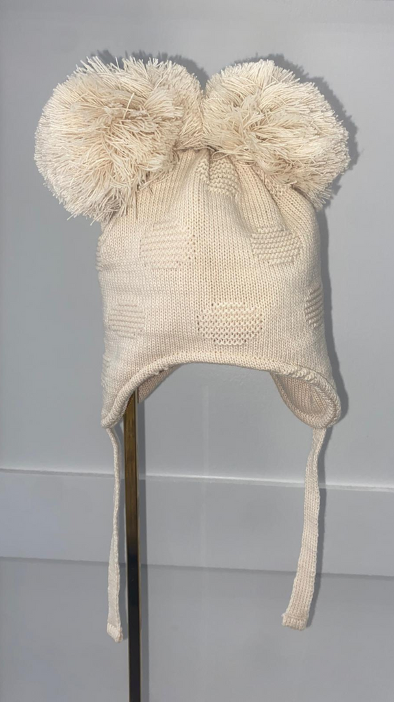 PASTELS Double Pom Camel Hat - JACK in