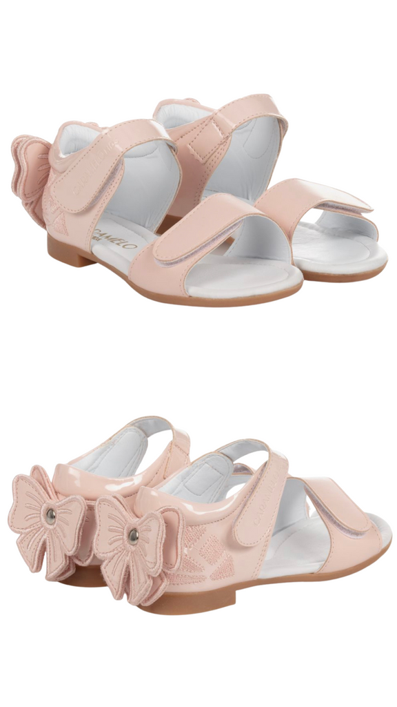 CARAMELO Pink Bow Sandals 227107